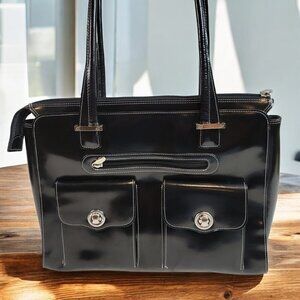 McKlein Verona Leather Laptop Briefcase